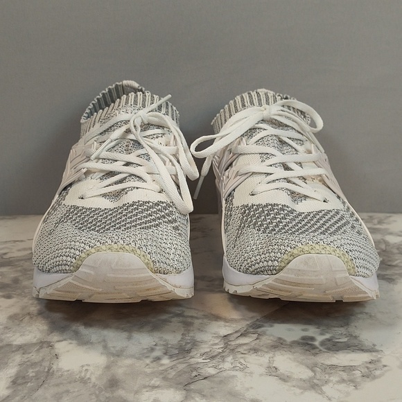 Asics Mens Gel-Kayano Trainer Knit White/Gray Athletic Sneakers Size 9.5 main image 7